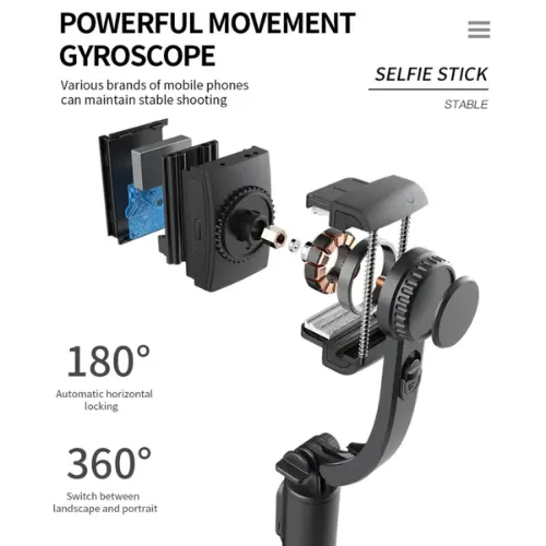 Q08 Gimbal Stabilizer Bluetooth Remote Control(1 year replacement warranty). 