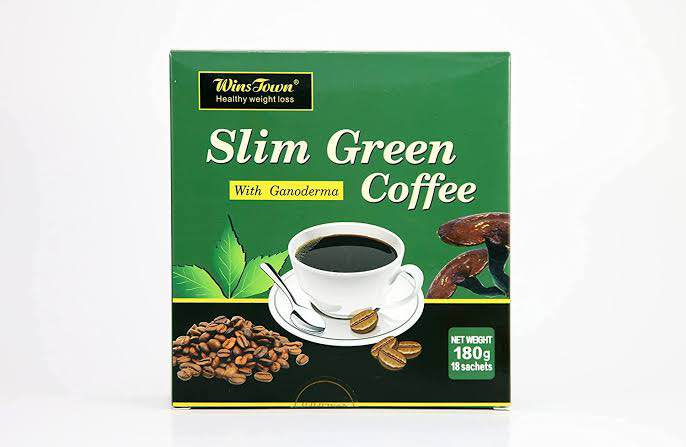 Wins Town Slim Granoderma Green Coffee With Ganoderma (18 Satches) 180 Gm