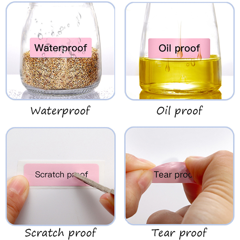 Niimbot  D101 D11 D110 Color Sticker Thermal Label Tag Waterproof Anti-Oil For Mini Portable Printer for mobile. 
