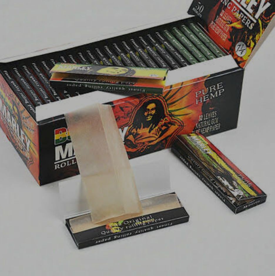 75 mm pure hump bob paper sheet 10 box combo. 