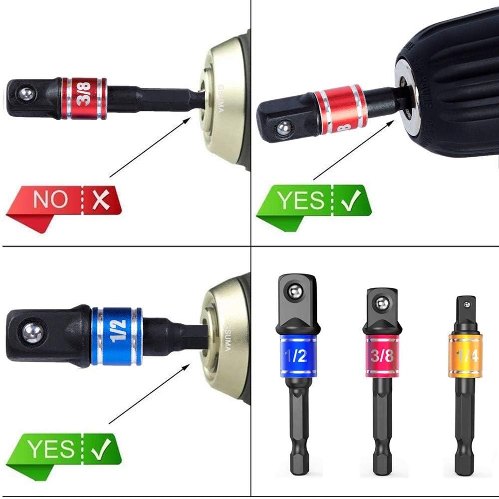 Impact Grade 105 Degree Angle Socket Adapter Power Hand Tool Part ...