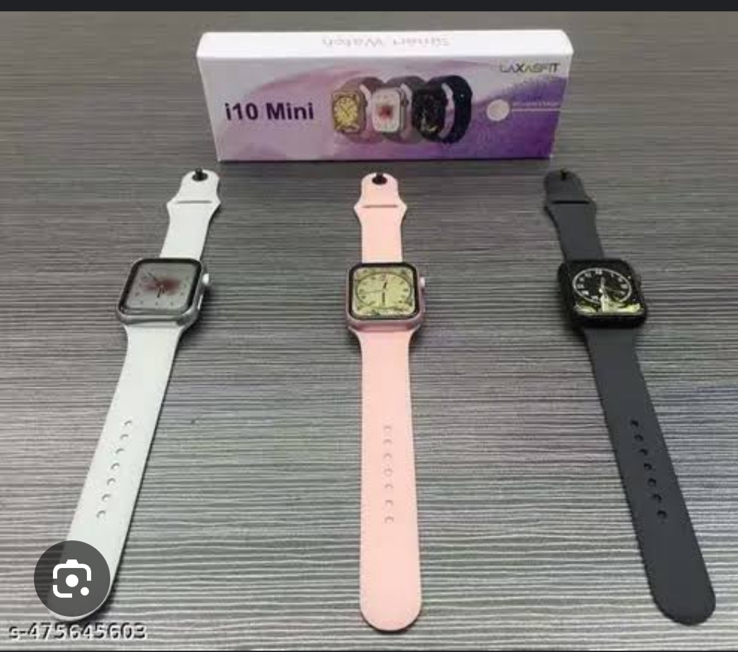 i10 Mini Smartwatch – Compact Design, HD Display, Wireless Charging, Fitness & Health Tracking, Smart Notifications