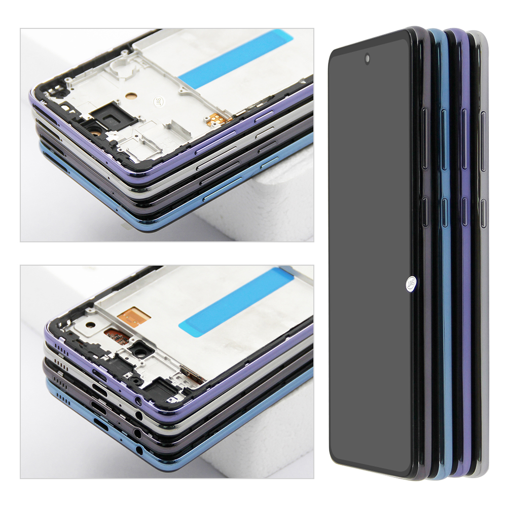 6.5" A52 4G Display Screen for Samsung Galaxy A52 A525 A525F A525M LCD Display Digital Touch Screen Assembly with Frame Assembly. 