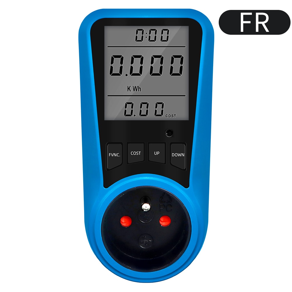 Digital Wattmeter 220V 110V AC Power Meter Electricy Consumption Energy Meter Power Kilowatt Wattage Electricity Meter EU Plug. 