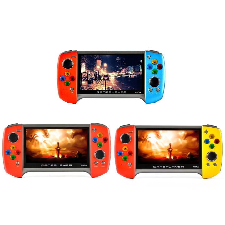 X19 Plus 5.1 Inch Portable Retro Video Game Console Handheld Game Player Consolas De Videojuegos. 