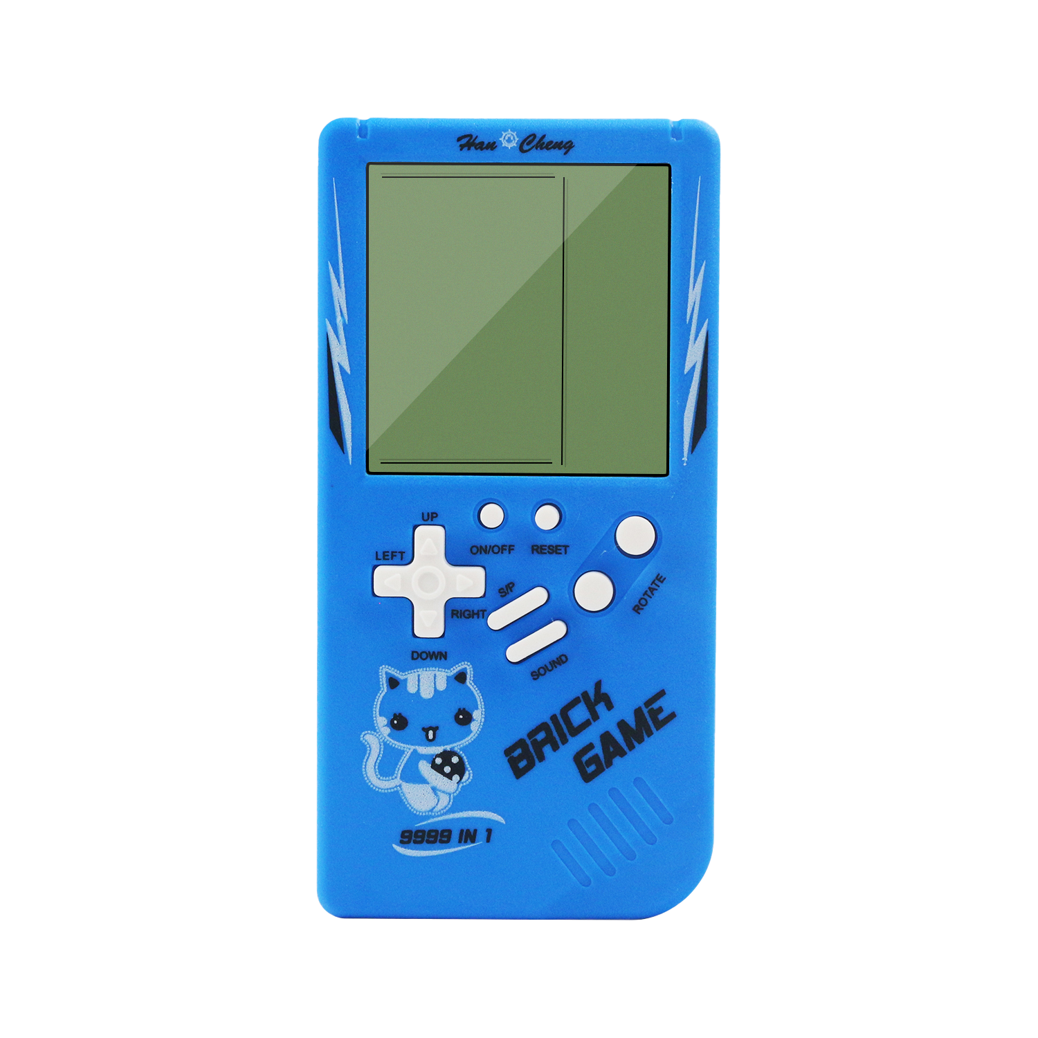 Classic nostalgic large screen, Tetris game console, children's puzzle electronic toy, prepare two No. 5 batteries by yourself. 