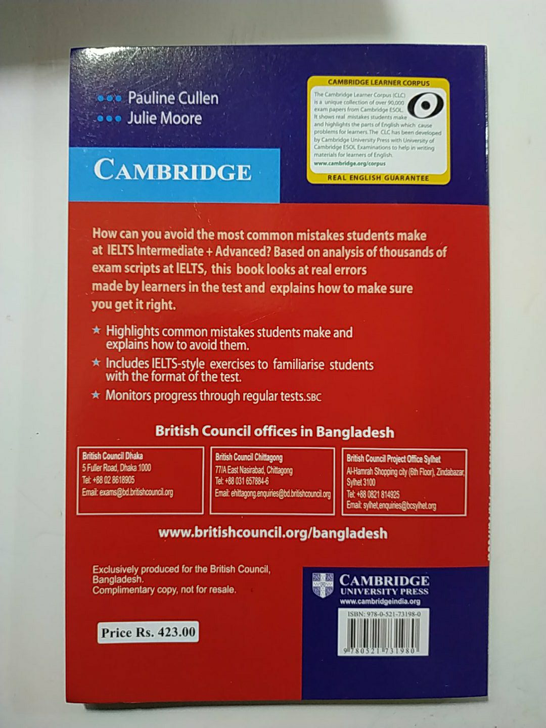 Common Mistake at IELTS Intermediate+Advanced. 