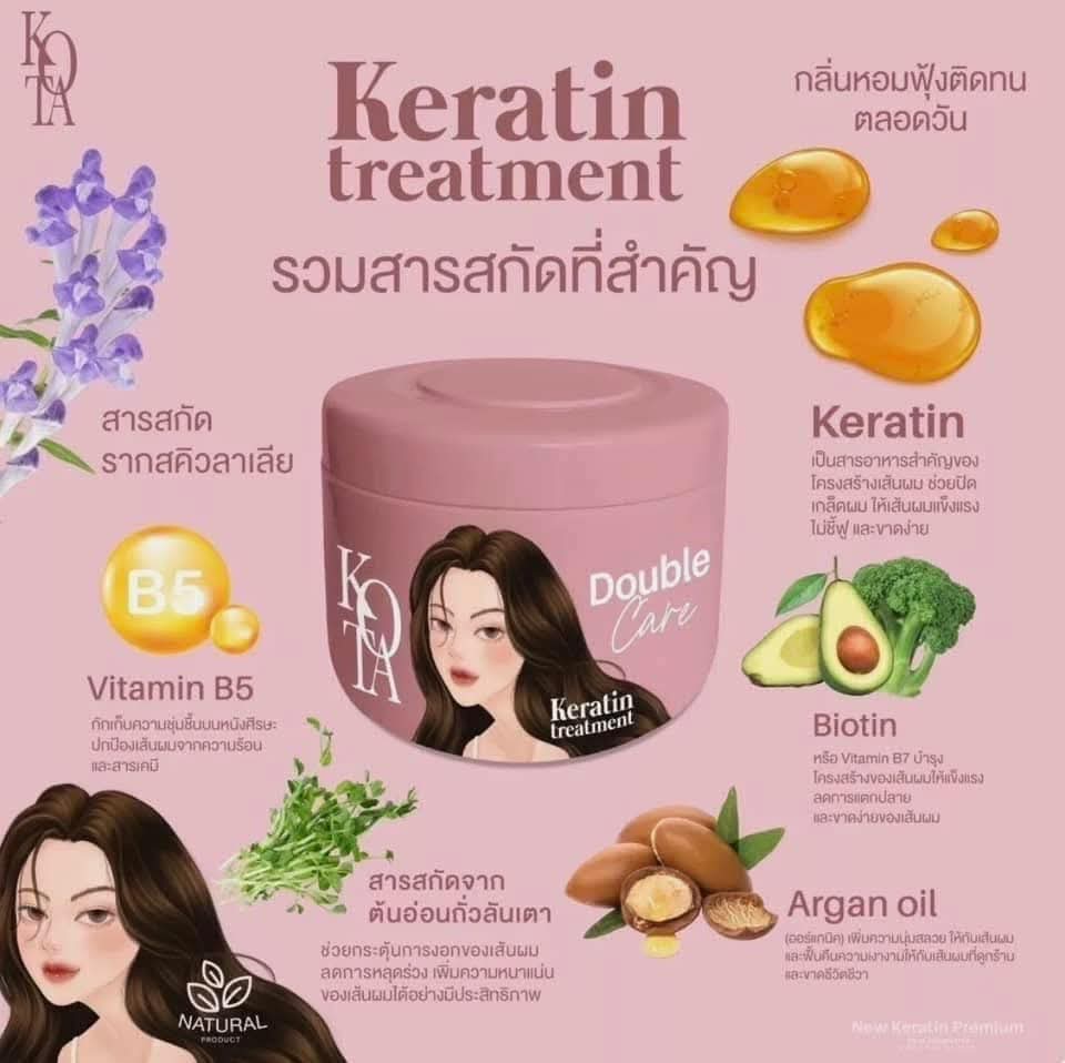 Kota Double Care Keratin Treatment Hair Mask 250ml