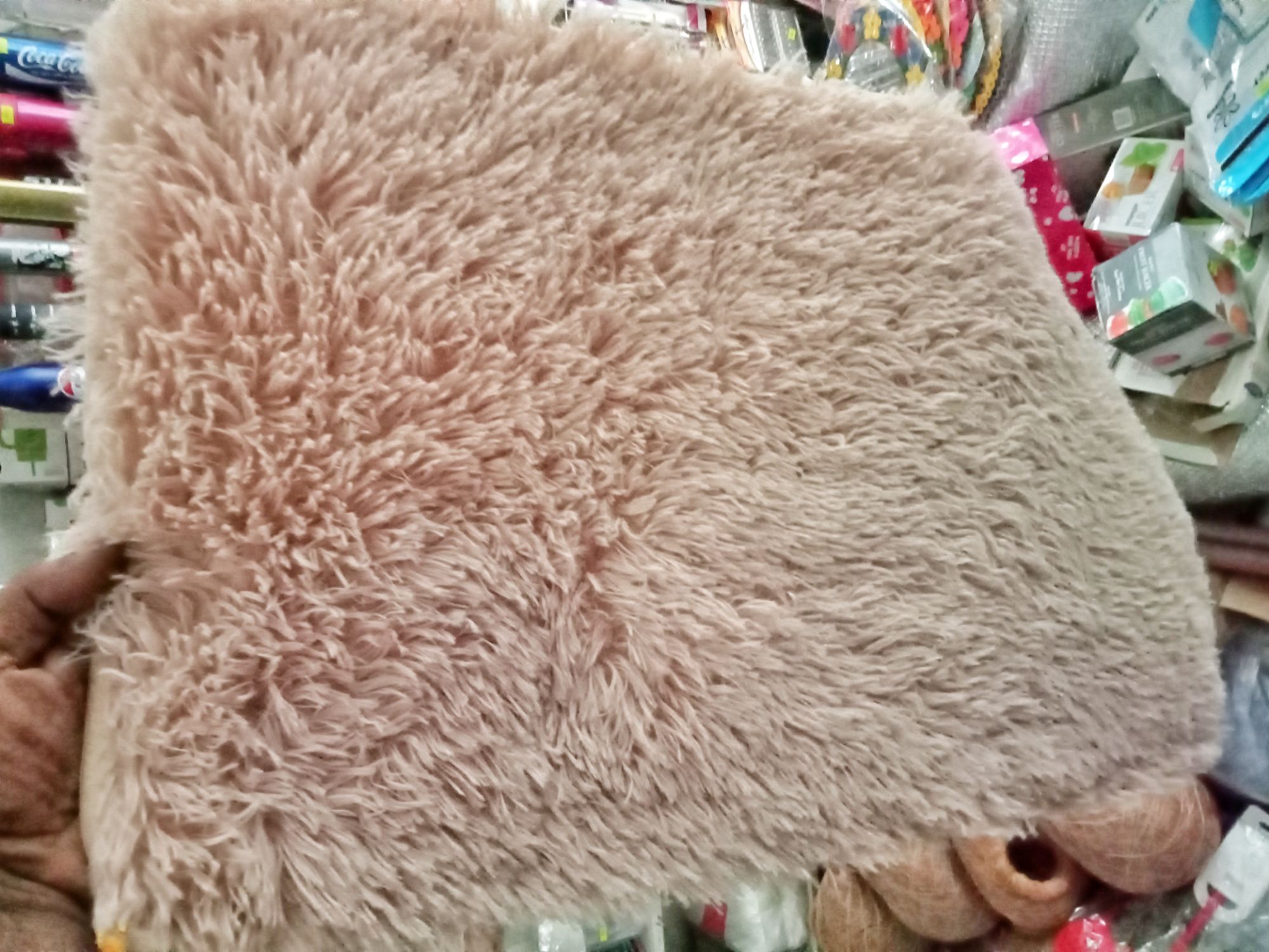 Woolen Paposh - Artificial Wool Sheepskin Hairy Rug-Paposh 1pcs