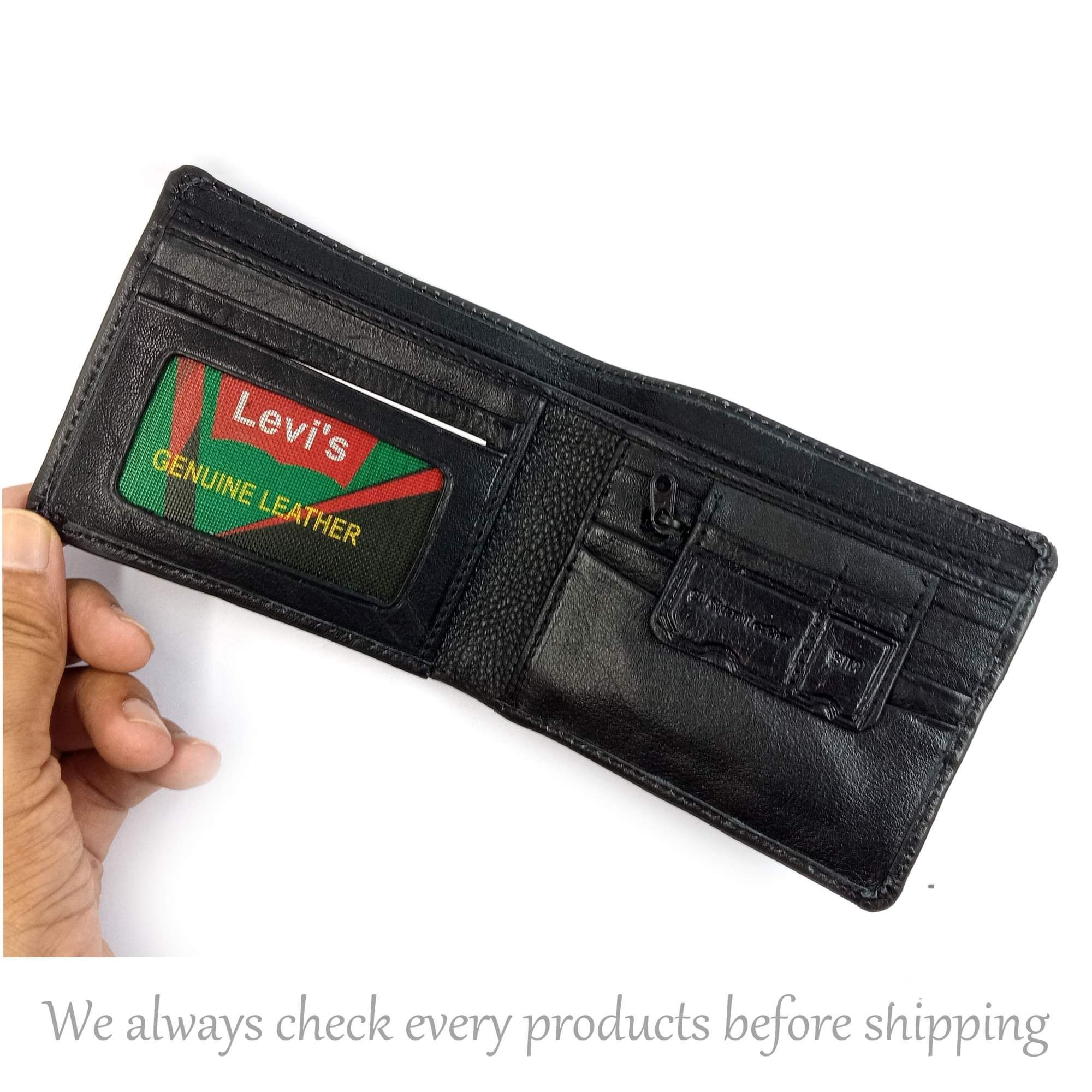 Deshi Levi s Leather Men Wallet Money Bag Wallet For Men Money