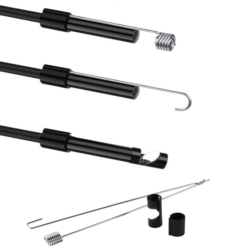 Mini Endoscope Camera Snake Sewer Industrial Piping Borescope Car Inspection Endoscopy Waterproof For Usb Pc Android Type C. 