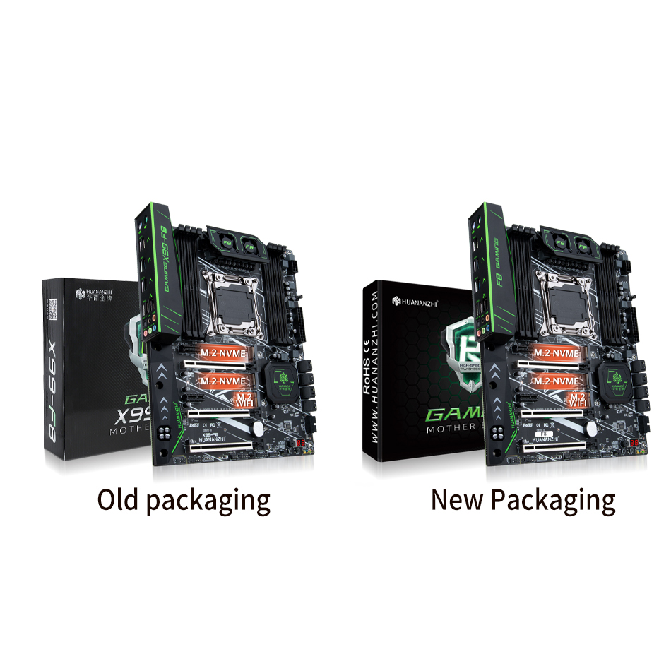 HUANANZHI X99 F8 LGA 2011-3 XEON X99 Motherboard support Intel E5 All Series DDR4 RECC NON-ECC memory NVME USB3.0 ATX Server. 