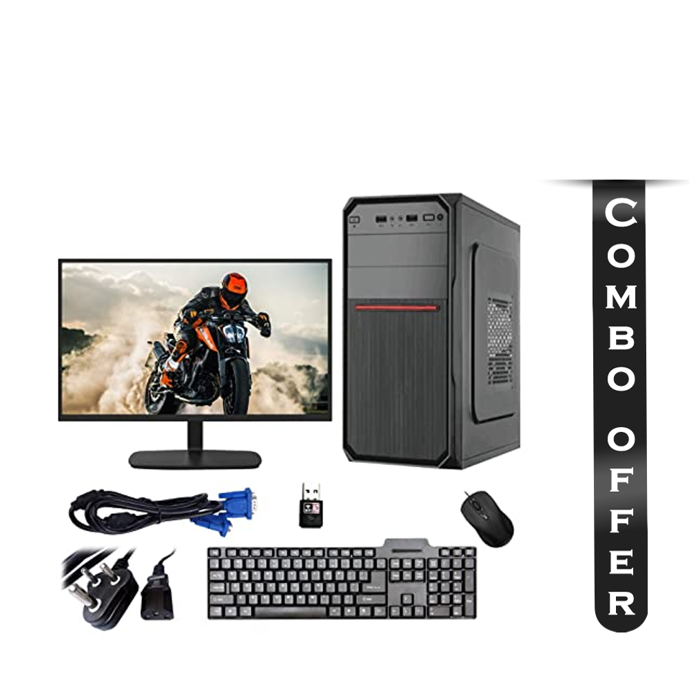 Intel Core 2 Duo Pc - An Efficient Desktop Pc With Hdd 500Gb - Ram 4Gb And Compatible With Windows 7 And 10 | 32-Bit Os - Efficient Desktop Solution For Basic Computing Needs. 