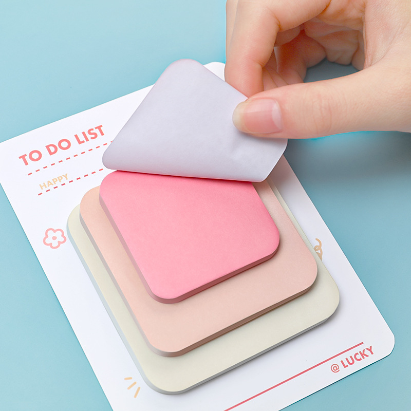 Cute Note, Color High-value Ins Wind Note Paper, Student Message N Times, Sticky Note Pad  Stationery  Kawaii. 