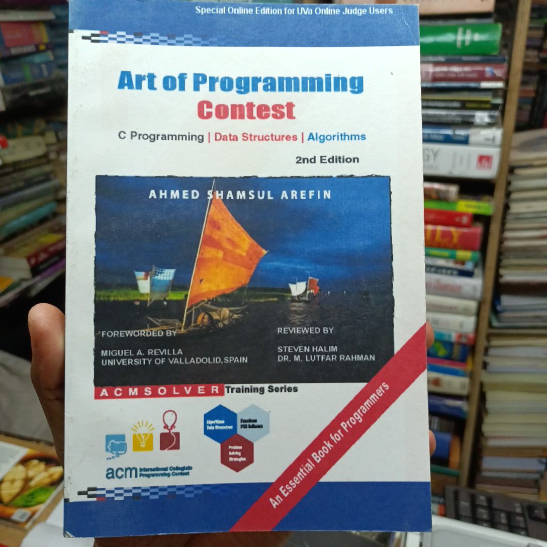 Art of Programming Contest

C Programming |

Data Structures |

Algorithms