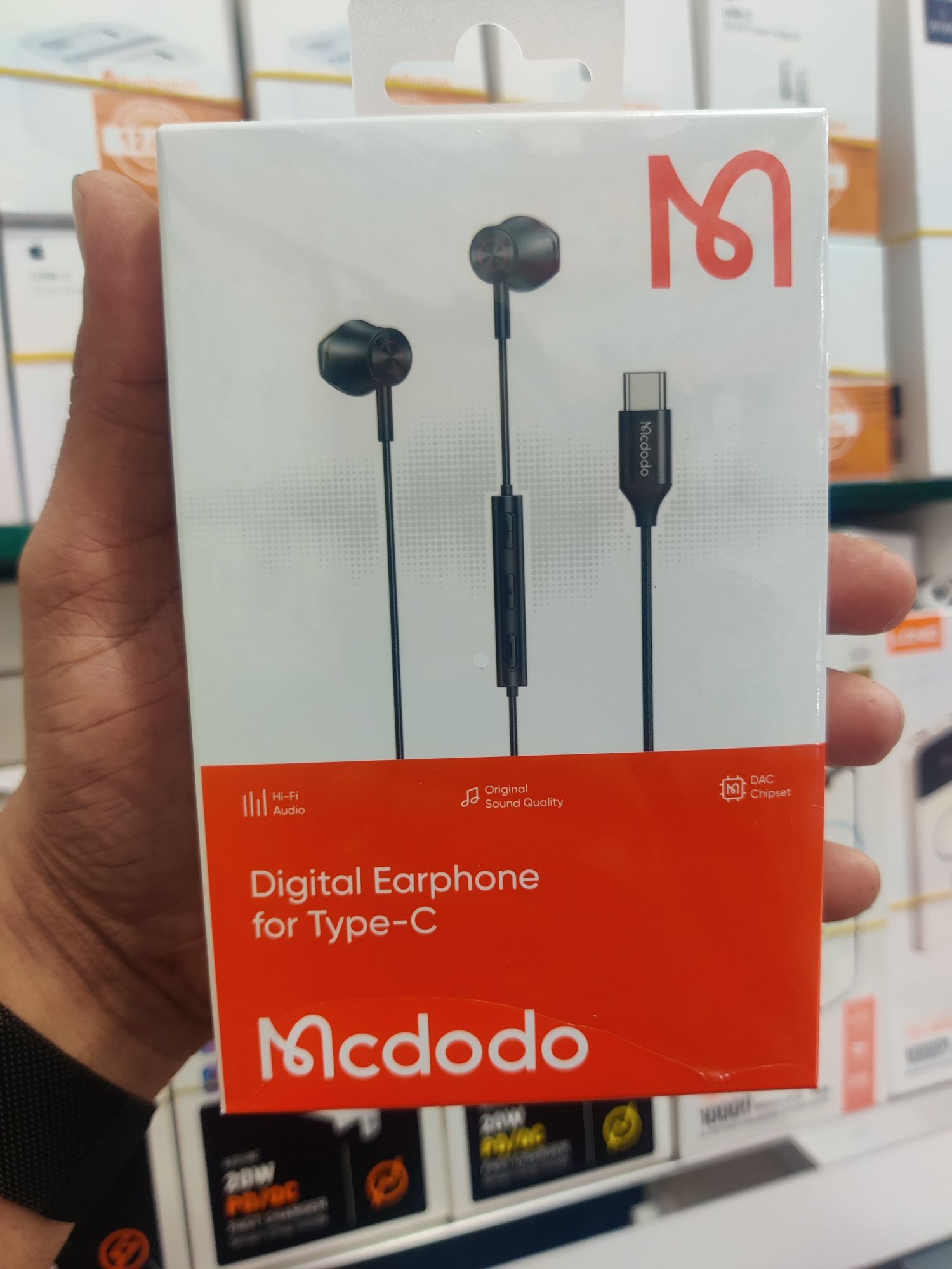 For Iphone 15 Series and Samsung, OnePlus , mi and Google Mcdodo Hp-4070 Type-c Digital Earphone