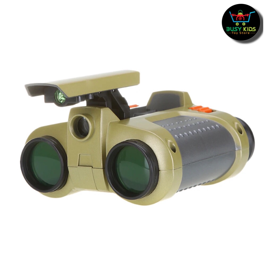 Night scope binocular with pop-up light. 