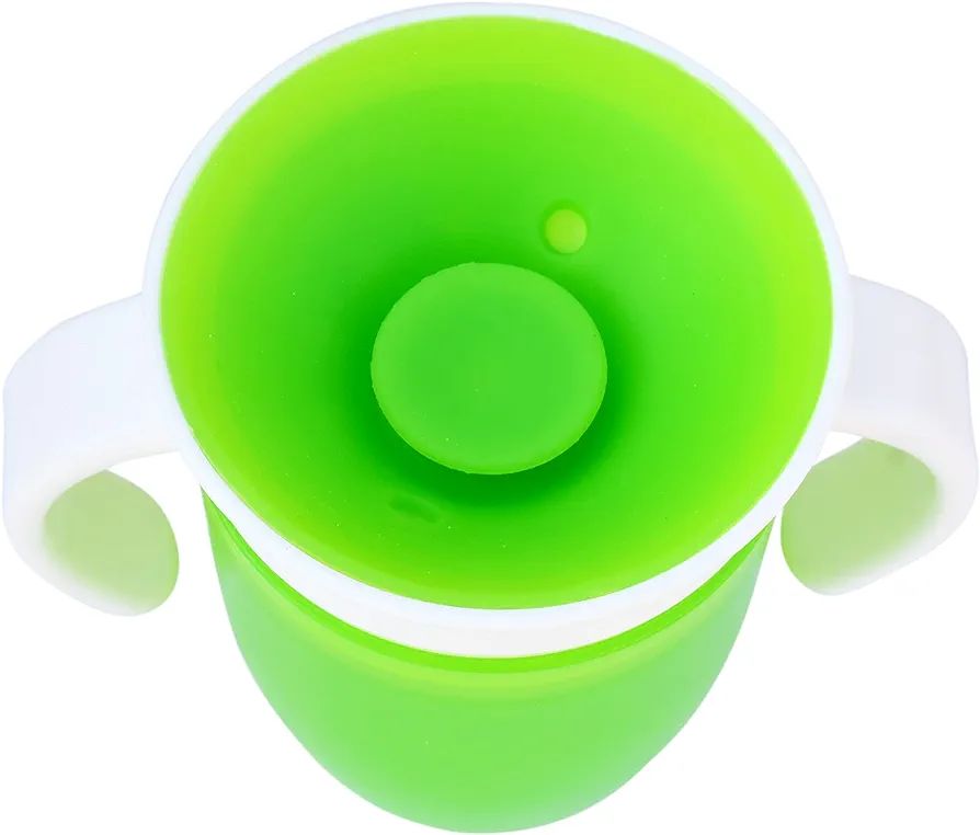 1.THE LITTLE LOOKERS Leak Proof/Spill Proof Transition 

2.Training Sipper/ 360 Degree Sippy Cups with Handles 

3. Easy to Grip Miracle Cups for Toddlers/Kids/Children 207 ml/ 7 oz. (3 colour. 