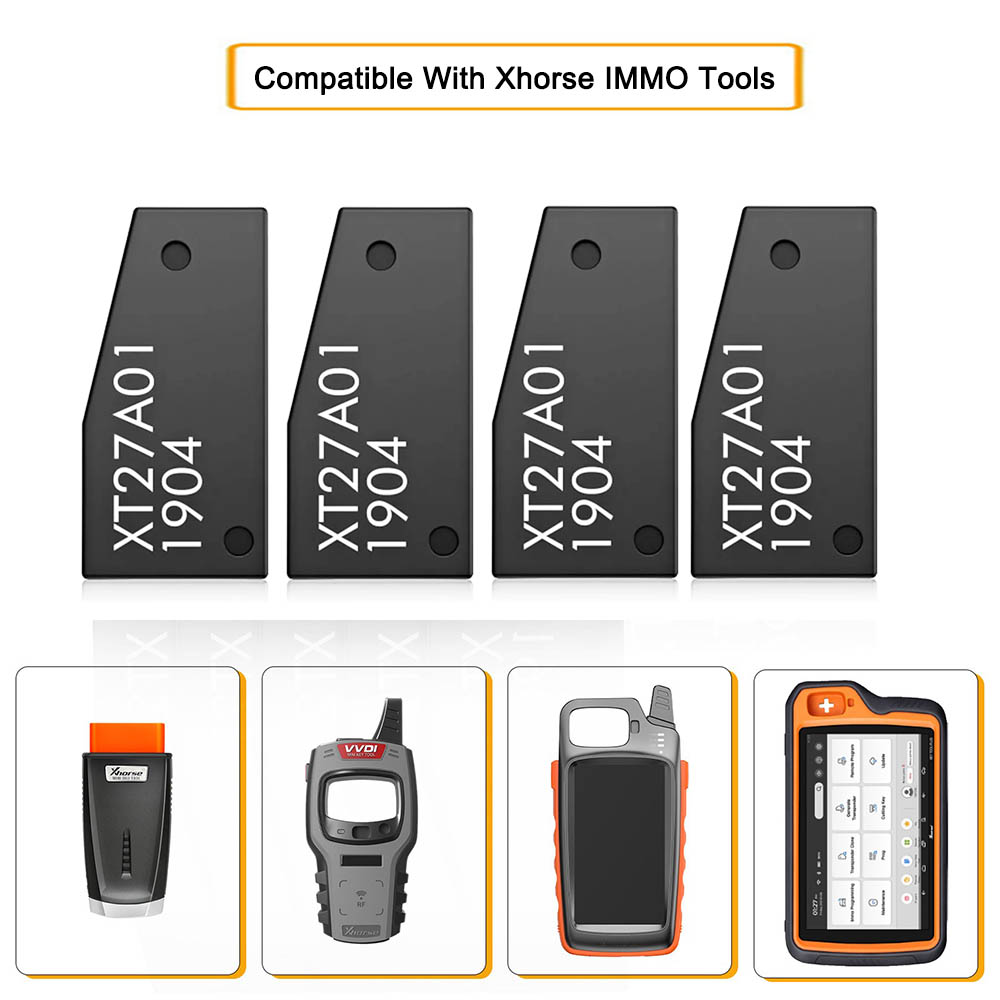 Xhorse VVDI Super Chip XT27A01 XT27A66 VVDI2 Mini Key Tool Xhorse Max PRO Programmer Clone Transponder Chip 8A ID46 40 43 4D 8C. 