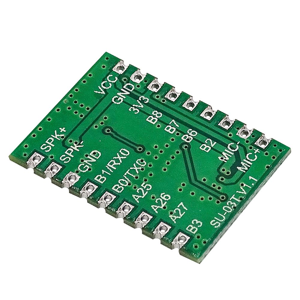 SU-03T Al Intelligent Speech Recognition Module

Offline Speech Control Speech Recognition Chip Voice Control Module. 