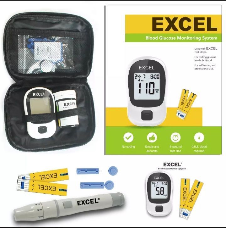 excel blood glucose monitoring system