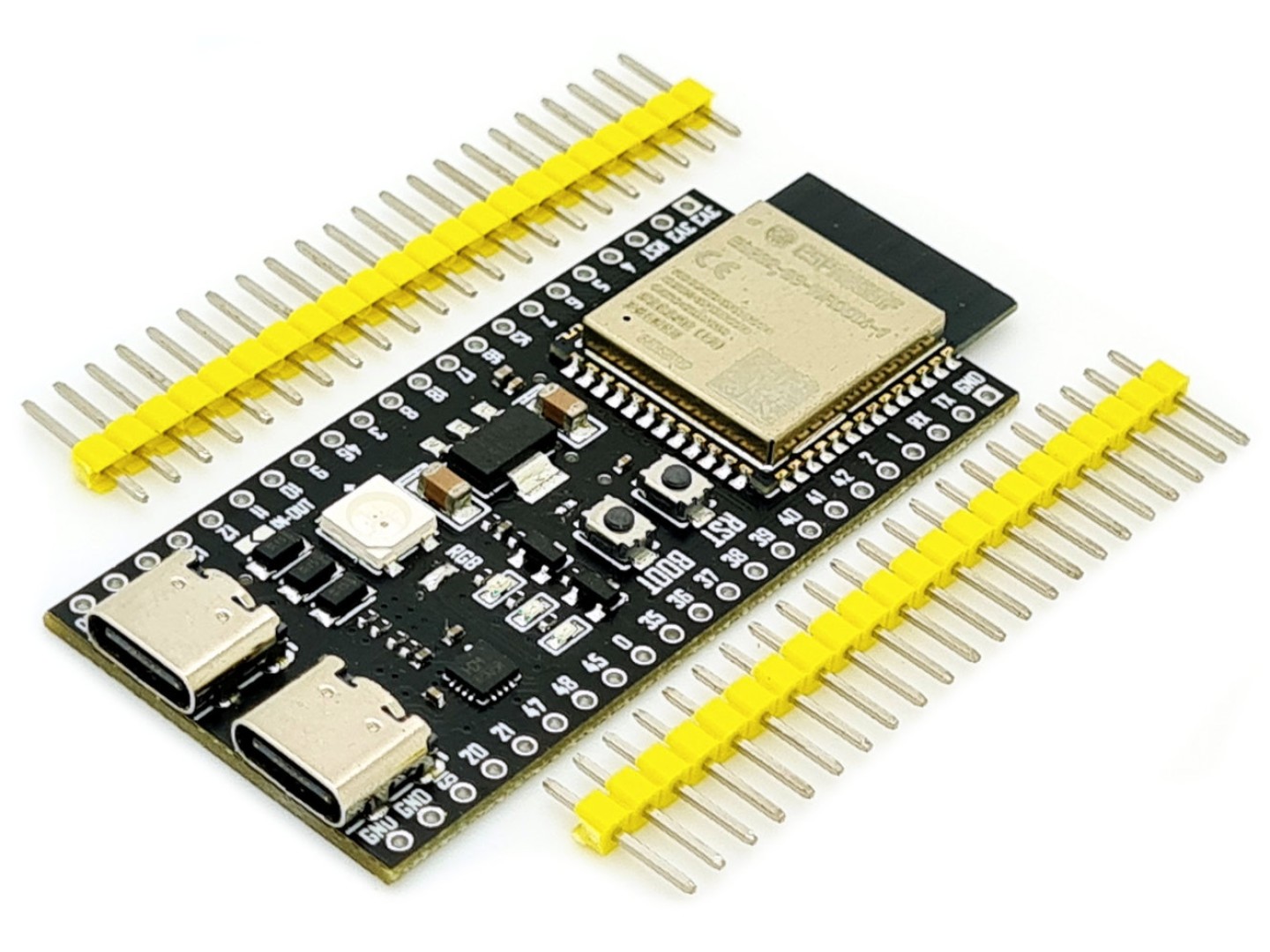 ESP32 S3 WROOM-1 Dual Type-C USB N16R8 Micropython Board. 
