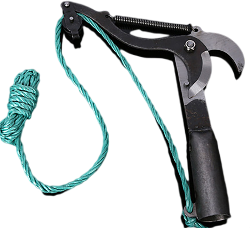 1PC High-Altitude Extension Lopper Branch Scissors Extendable Fruit Tree Pruning Saw Cutter Garden Trimmer Tool With Rope. 