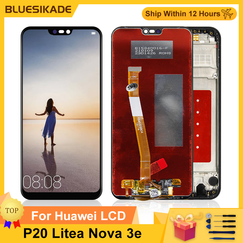 For Huawei P20 Lite LCD Display Touch Screen Digitizer Assembly For Huawei Nova 3e Display EML-L09C EML-L29C Replacement Parts