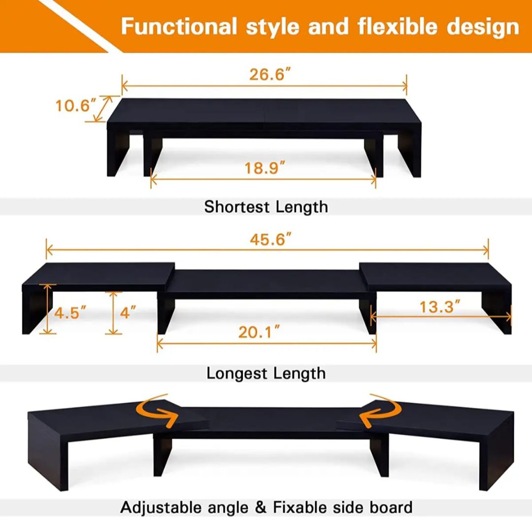 Multifunctional Desktop Organizer, Desktop Computer organizer.. 