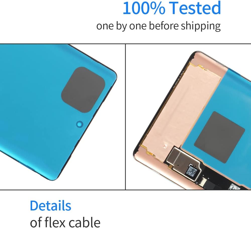 OLED 6.7 Inches Screen Replacement for Google Pixel 7 Pro 5G LCD Display GP4BC, Touch Digitizer Glass Assembly. 