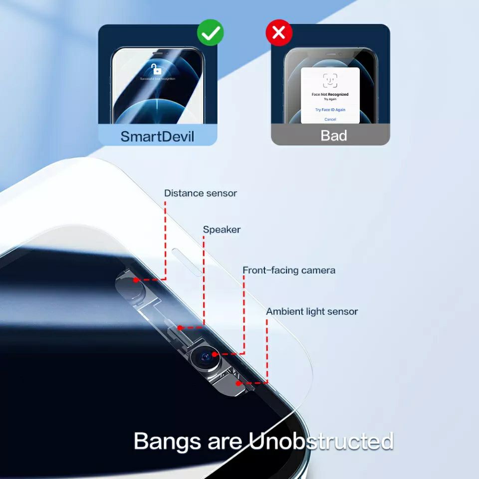Dust Net Tempered Glass For iPhone 11 / iPhone XR No Black Border Screen Protector. 