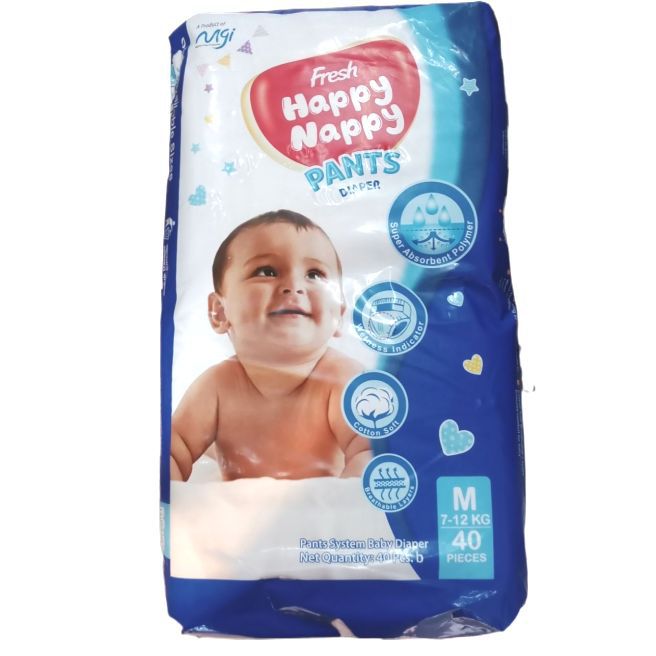 Popok Pampers Happy Nappy Happy Nappy Pants Diaper Size: M, (7-12