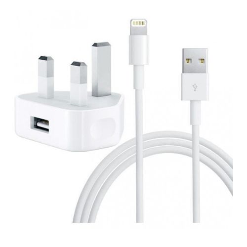 iPhone XS Max 5w Charger With  Lightning USB Cable Fast Charging. 
