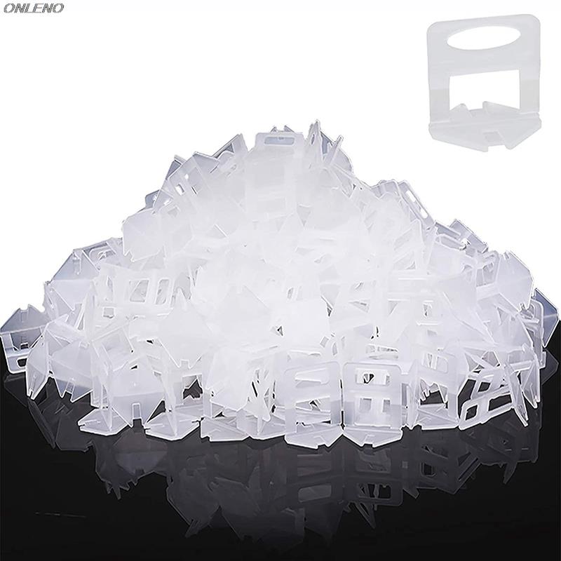 1mm 100PCS Tile Leveling System Clips PE Tiles Leveler Spacers Use For Ceramic Wall Tile Leveling System Construction Tools. 