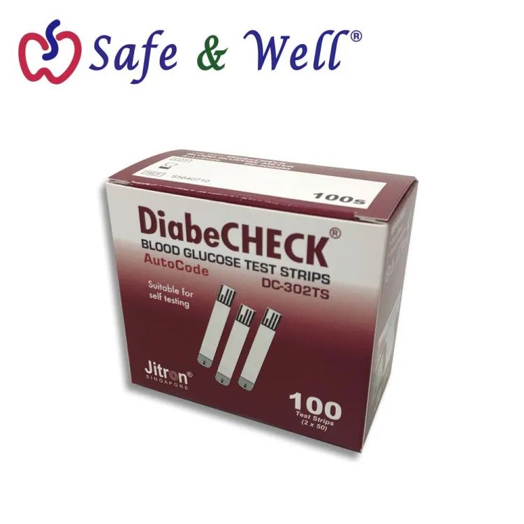 Diabe Check Glucometer Test Strip (50*2) =100 PCS