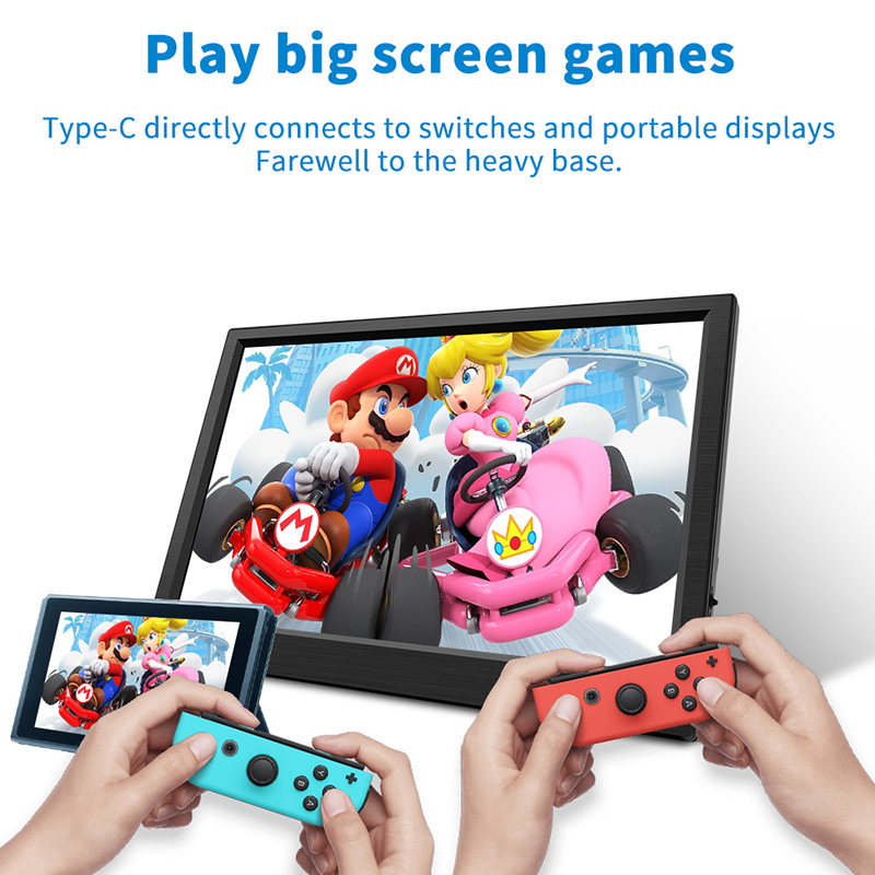 11.6 Inch Portable Monitor HDMI-Compatible Laptop second screen Gaming Extended Display For Switch/PS4/Xbox/Raspberry Pi. 