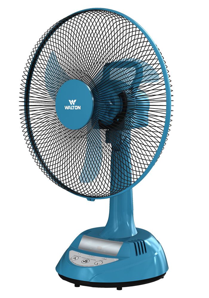 Walton (W17OA-MS/AS) 17 Inch Rechargeable Table Fan 30 Watt with Bright LED Night Light