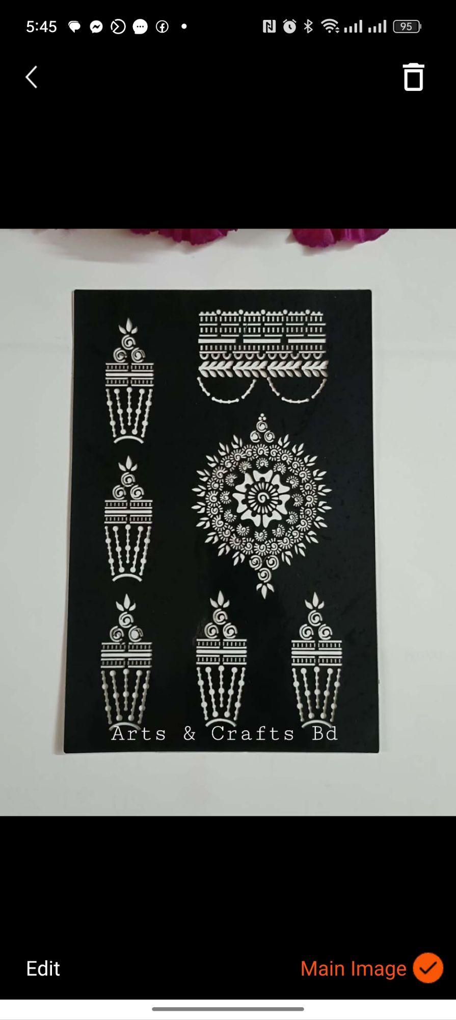 Eid Collection ( 1 pis Henna Stickers)