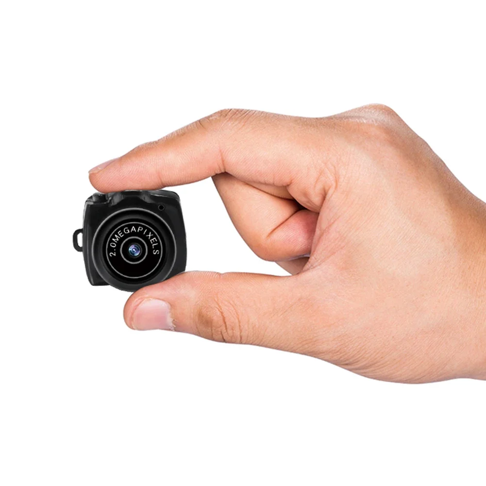 Y2000 Micro Camera 640x480 Video Resolution Small Pocket Security Monitor Device for Windows/MAC/Linux for Outdoor Sports