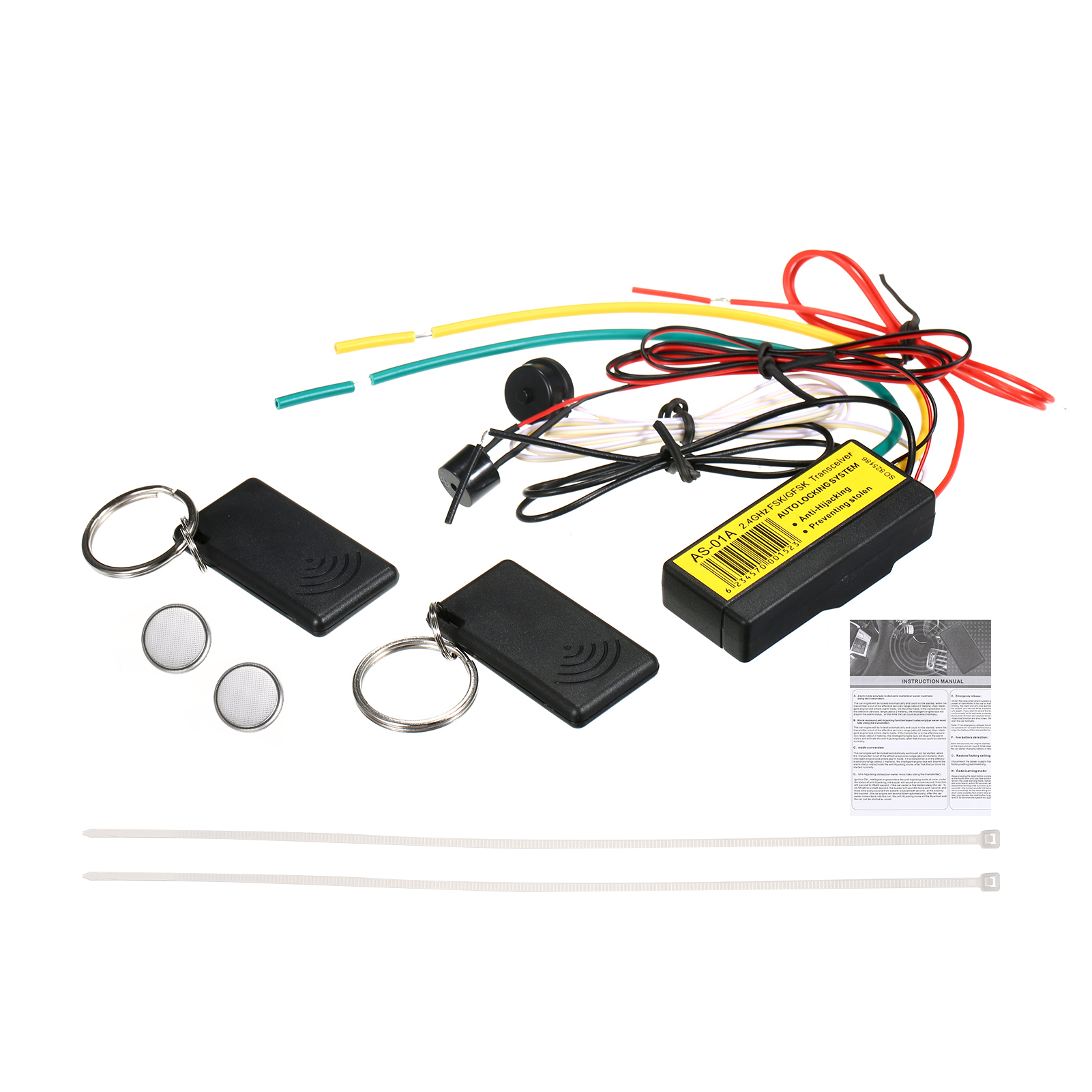 Engine Immobilizer Car Anti-Theft Device Portable Anti-Hijacking Alarm System