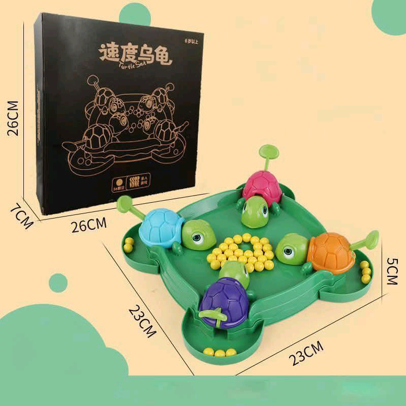 Hungry Turtle Game - Preschool Board Games For Kids | Parent-child Interactive Educational Toys, Turtle Eating Board Game, Hungry Turtle Board Game For 2 To 4 Players. 