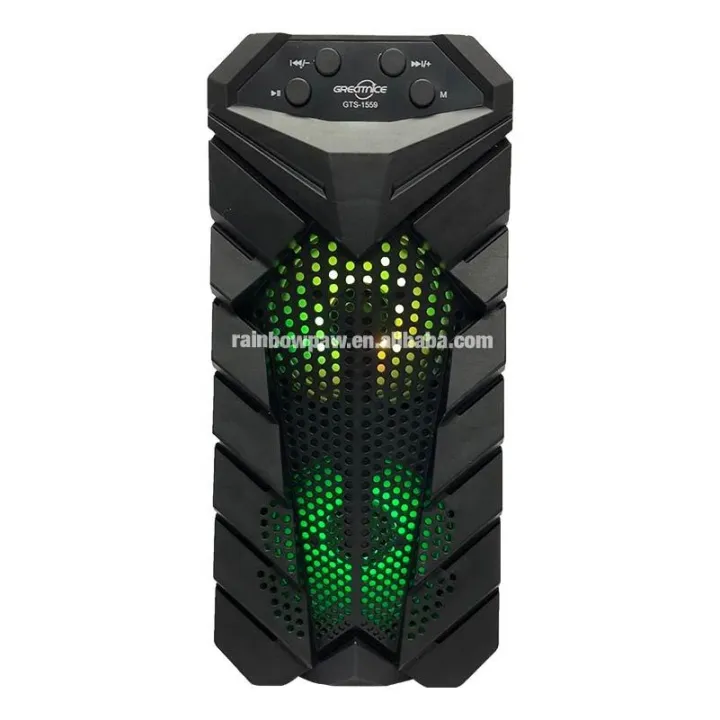 GTS-1559 GTS-5060 GTS-1558 Portable Wireless Dual 3 Inch Speaker Outdoor Mp3 Music Player Rechargeable With Fm Radio Usb Tf Tws. 