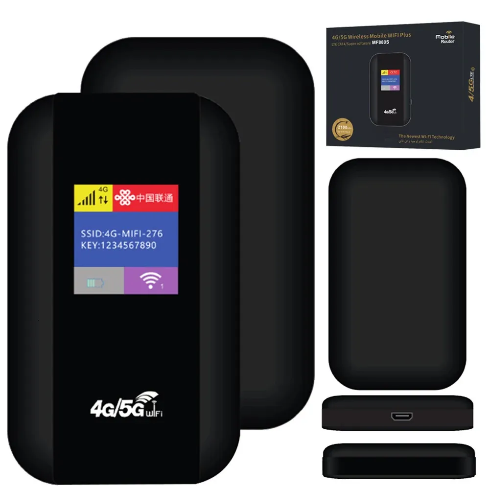 Wireless Pocket modem/ Router 4g lte with sim card for home Suitable for Laptop wifi portable carte sim DNXT MF880S. 