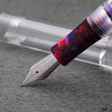 Moonman C1 EF Nib Transparent Large-capacity Eyedropper Fountain Pen with A Converter Gift Set. 