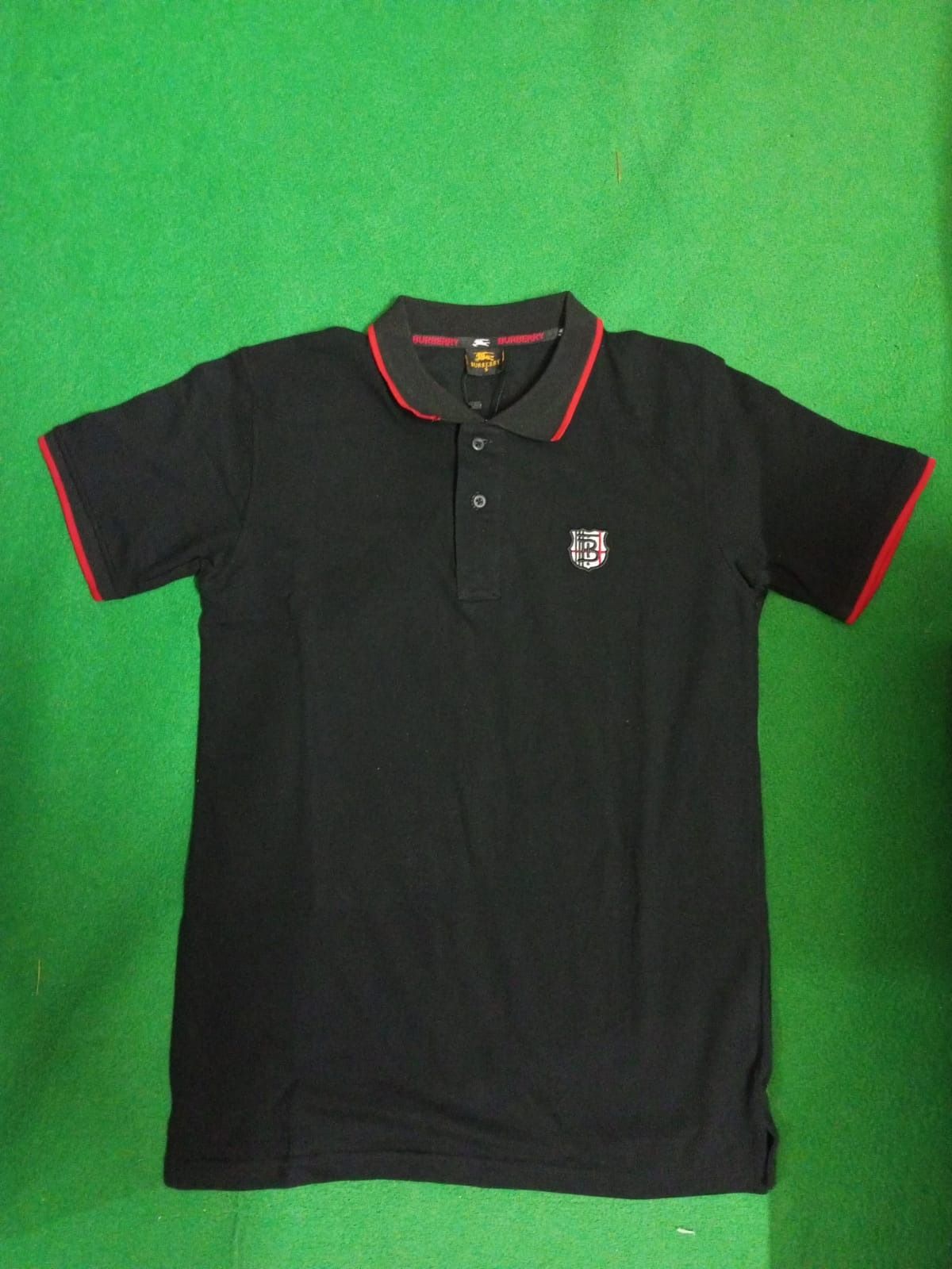 Burberry Polo T Shirt Black S