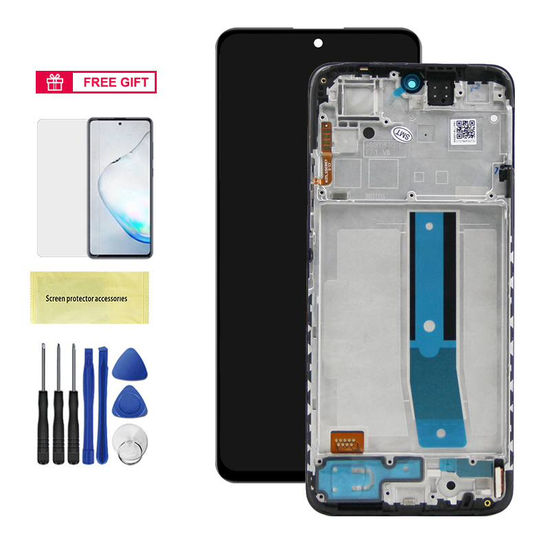 6.43" For Xiaomi Redmi Note 11 2201117TG LCD Display Touch Screen Digitizer Assembly For Redmi Note 11 2201117SG Screen +Frame. 