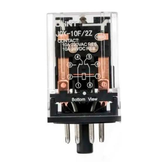 Chint Relay 220VAC with 8 pin base. 