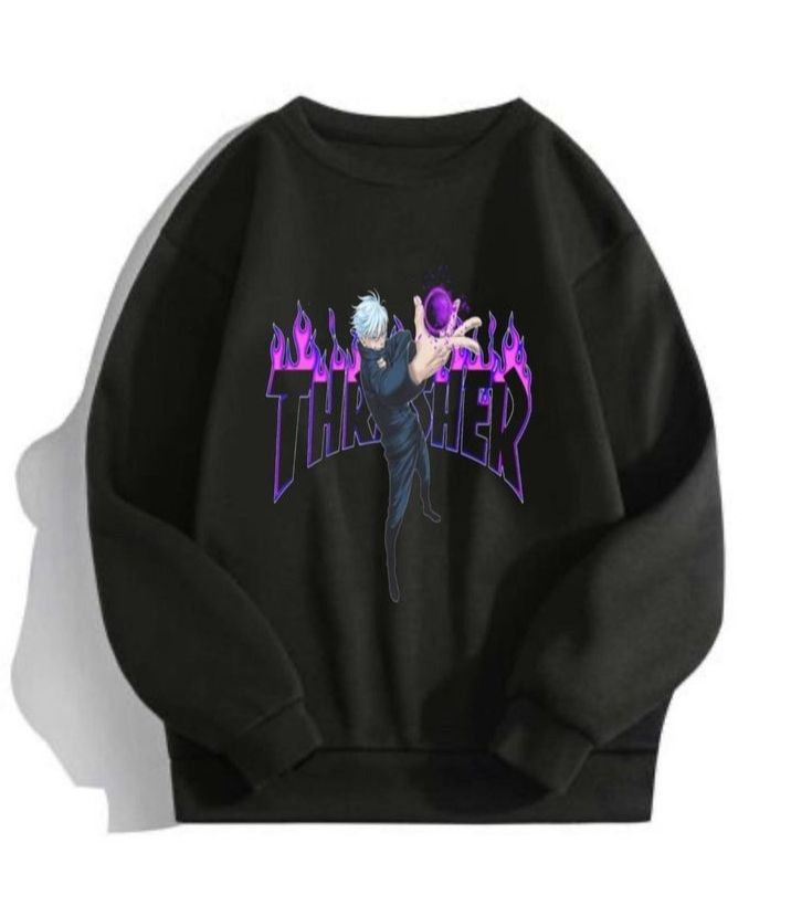 BLACK SWEATSHIRT II FRONT DEGIN