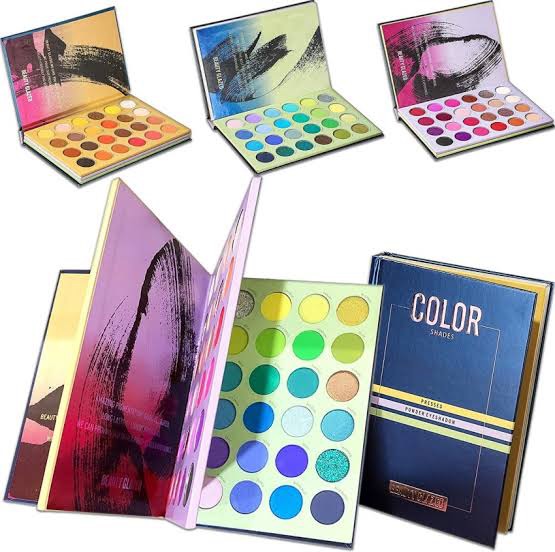 Beauty Glazed 72 Color Eyeshadow Palette 3 layer Book Style Colorful Highlighter