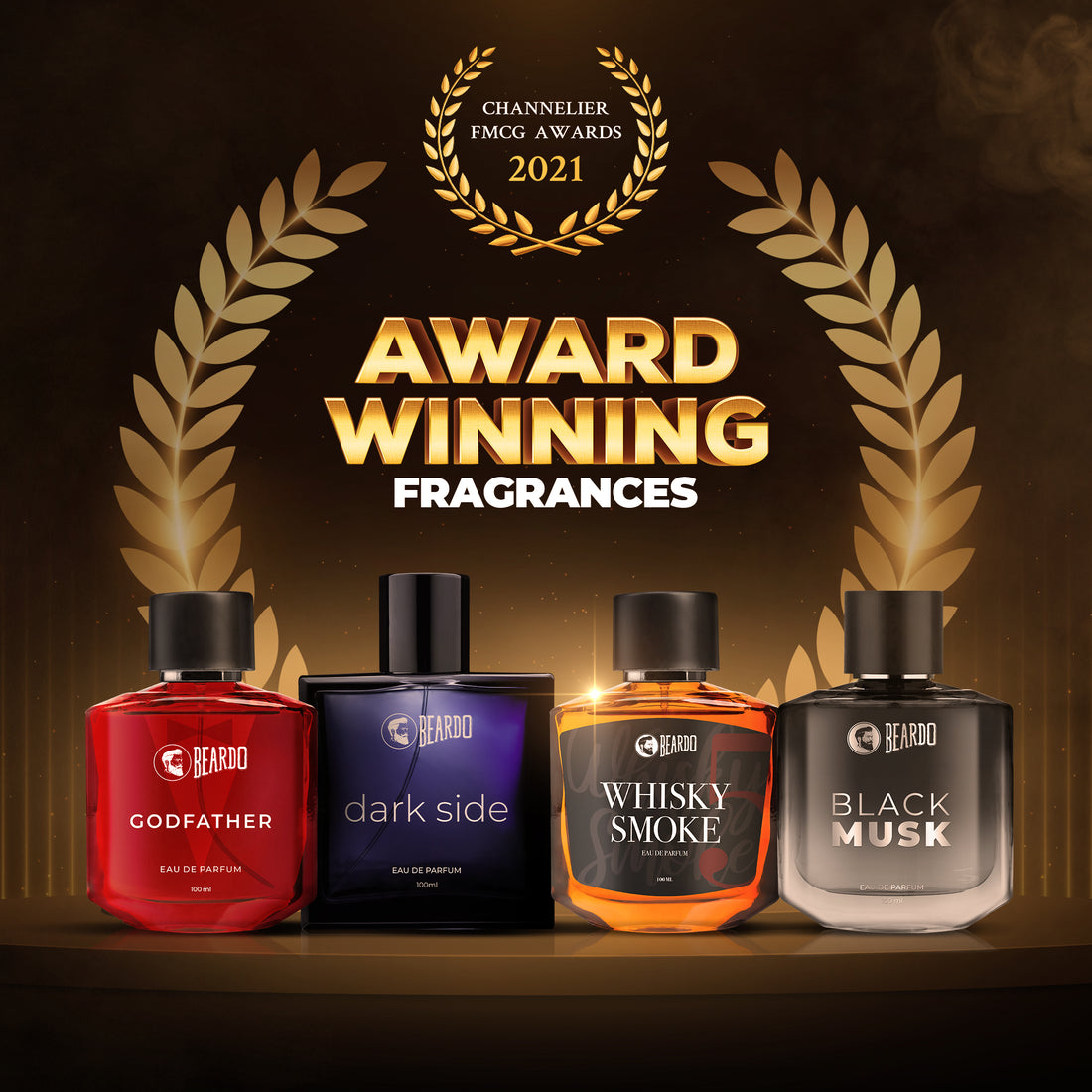 Beardo Dark Side Perfume for Men - 100ml. 